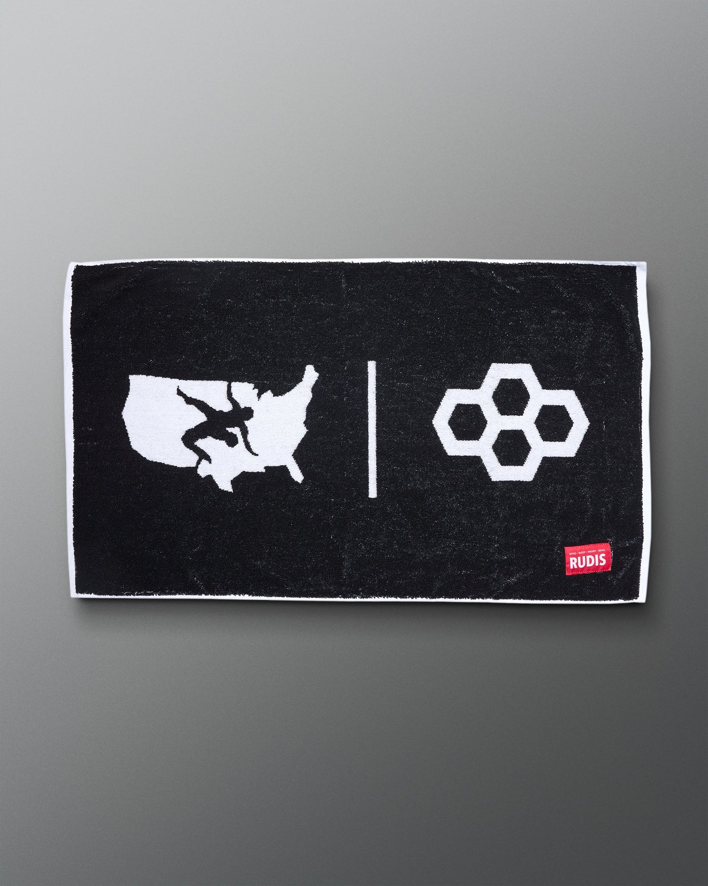 RUDIS USA Wrestling Corner Towel - Officially Licensed USA Wrestling Towel