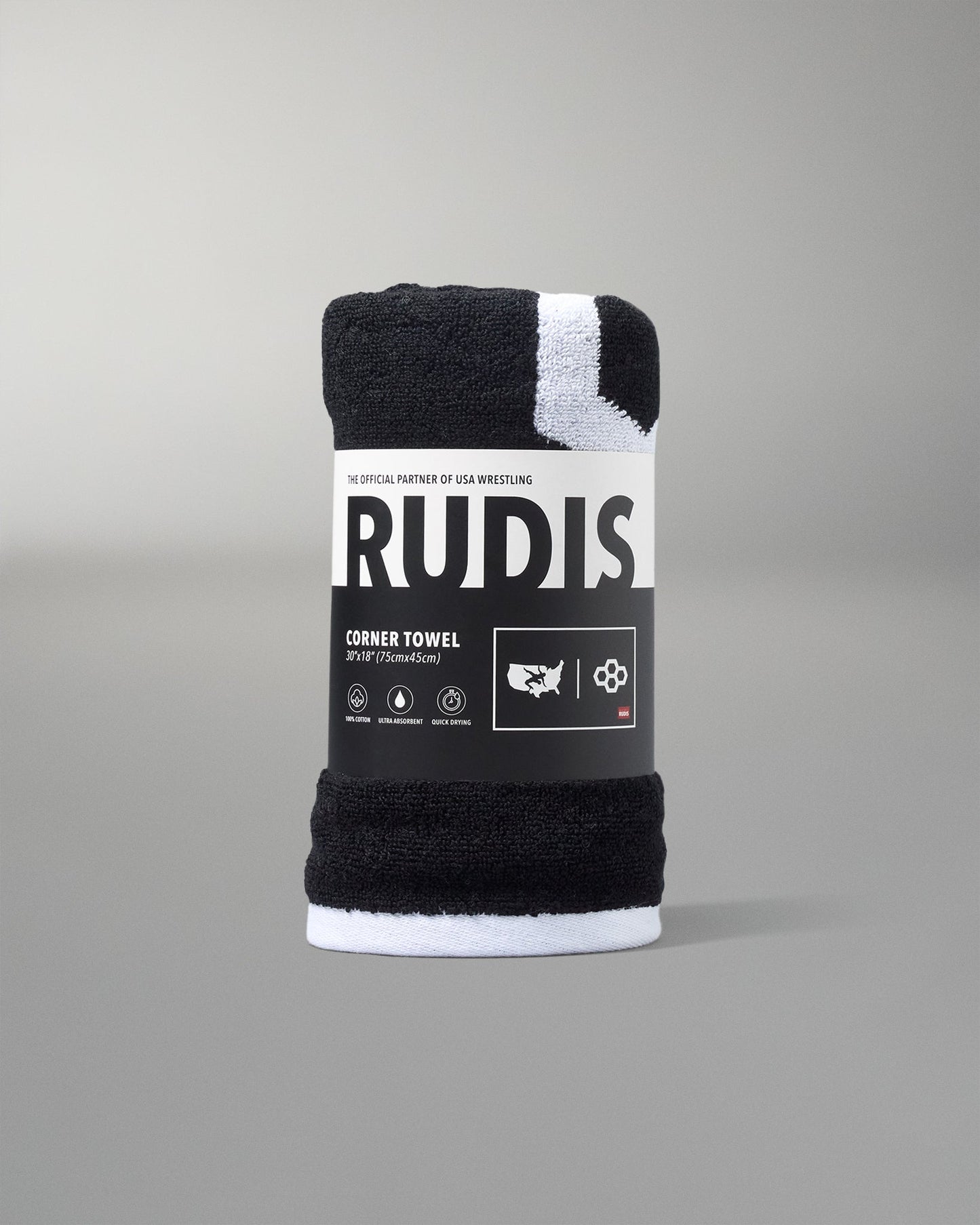 RUDIS USA Wrestling Corner Towel - Officially Licensed USA Wrestling Towel