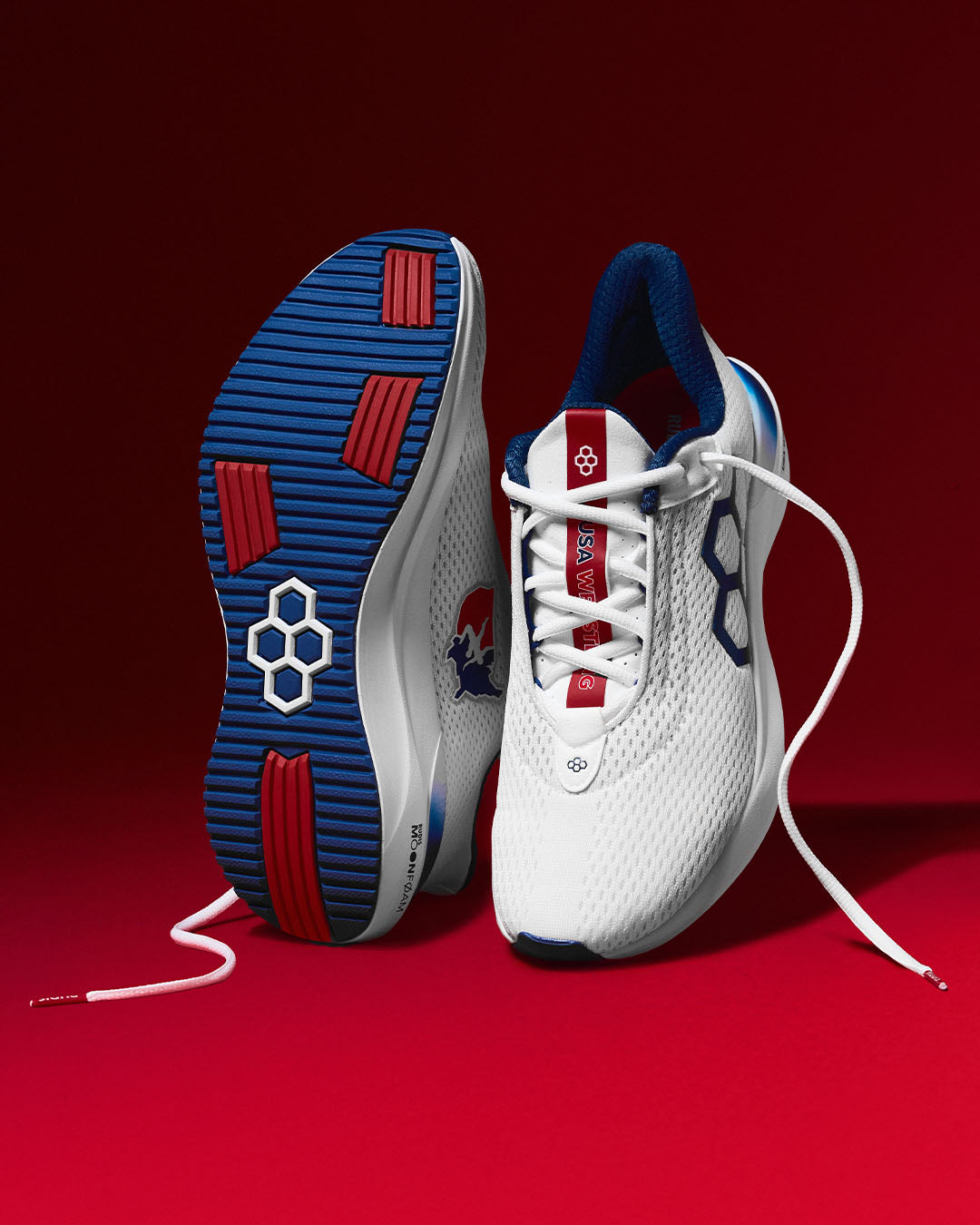 RUDIS USA Wrestling Quest Youth Lifestyle Runner - USA White