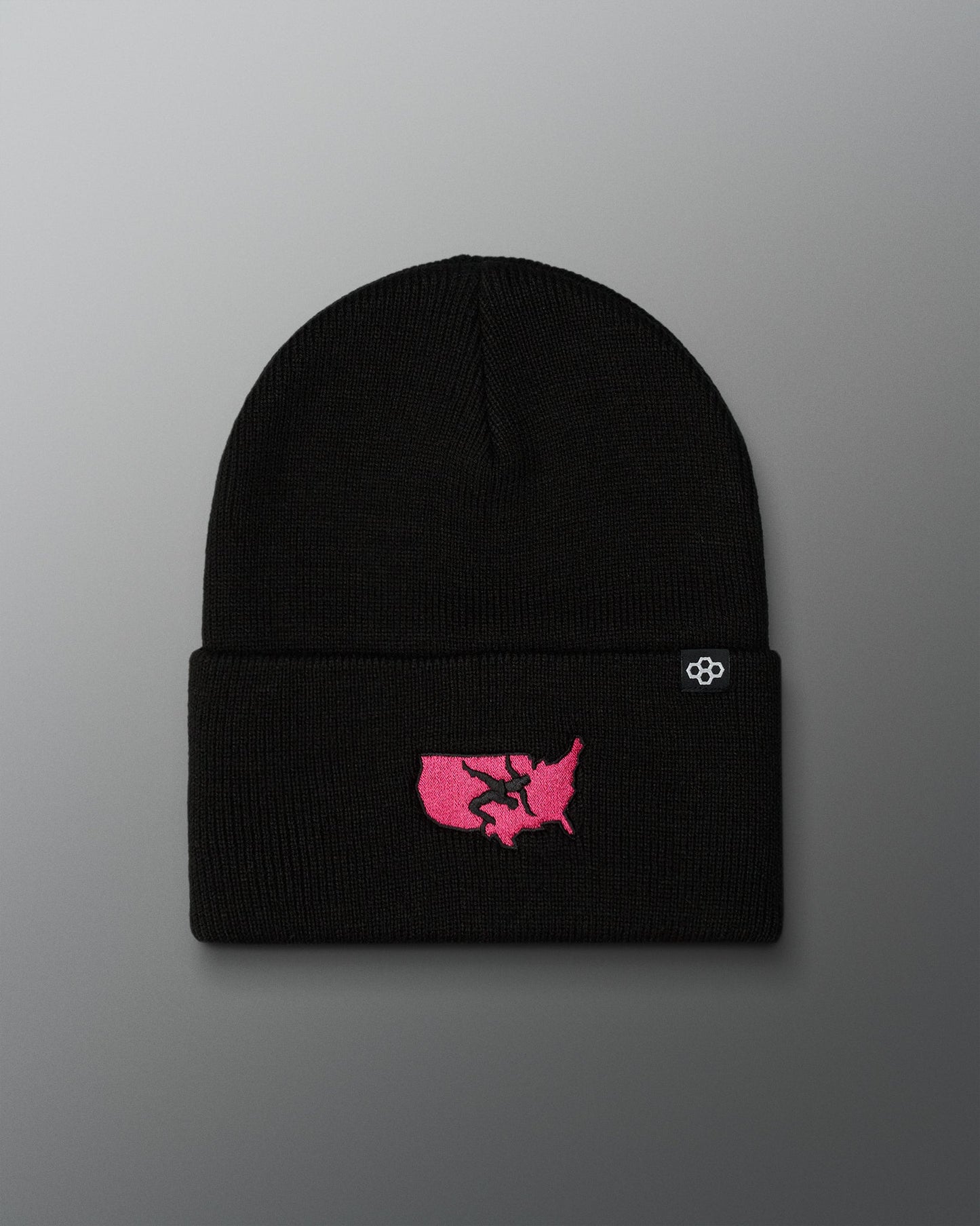RUDIS USA Wrestling Map Logo Foldover Beanie