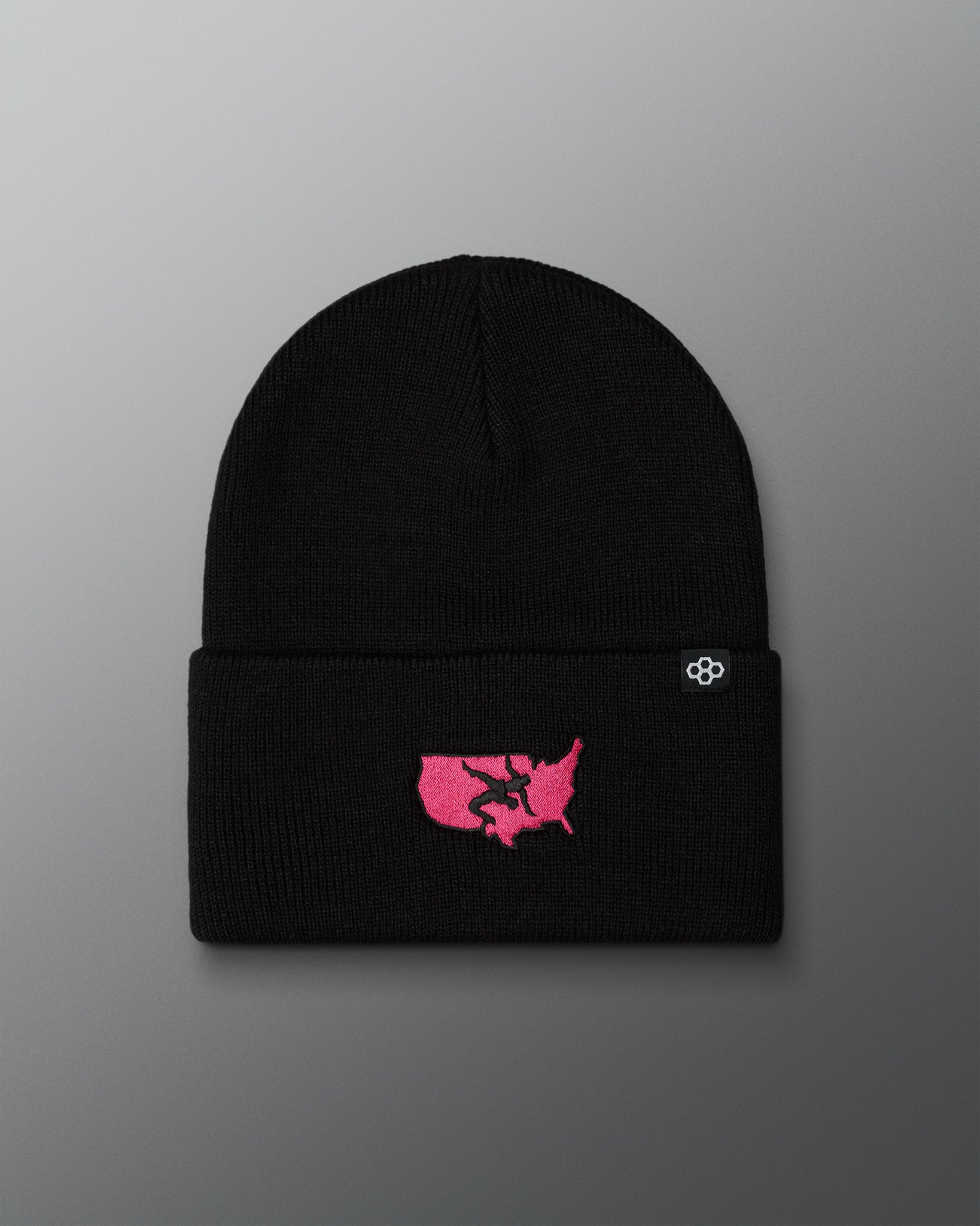RUDIS USA Wrestling Map Logo Foldover Beanie