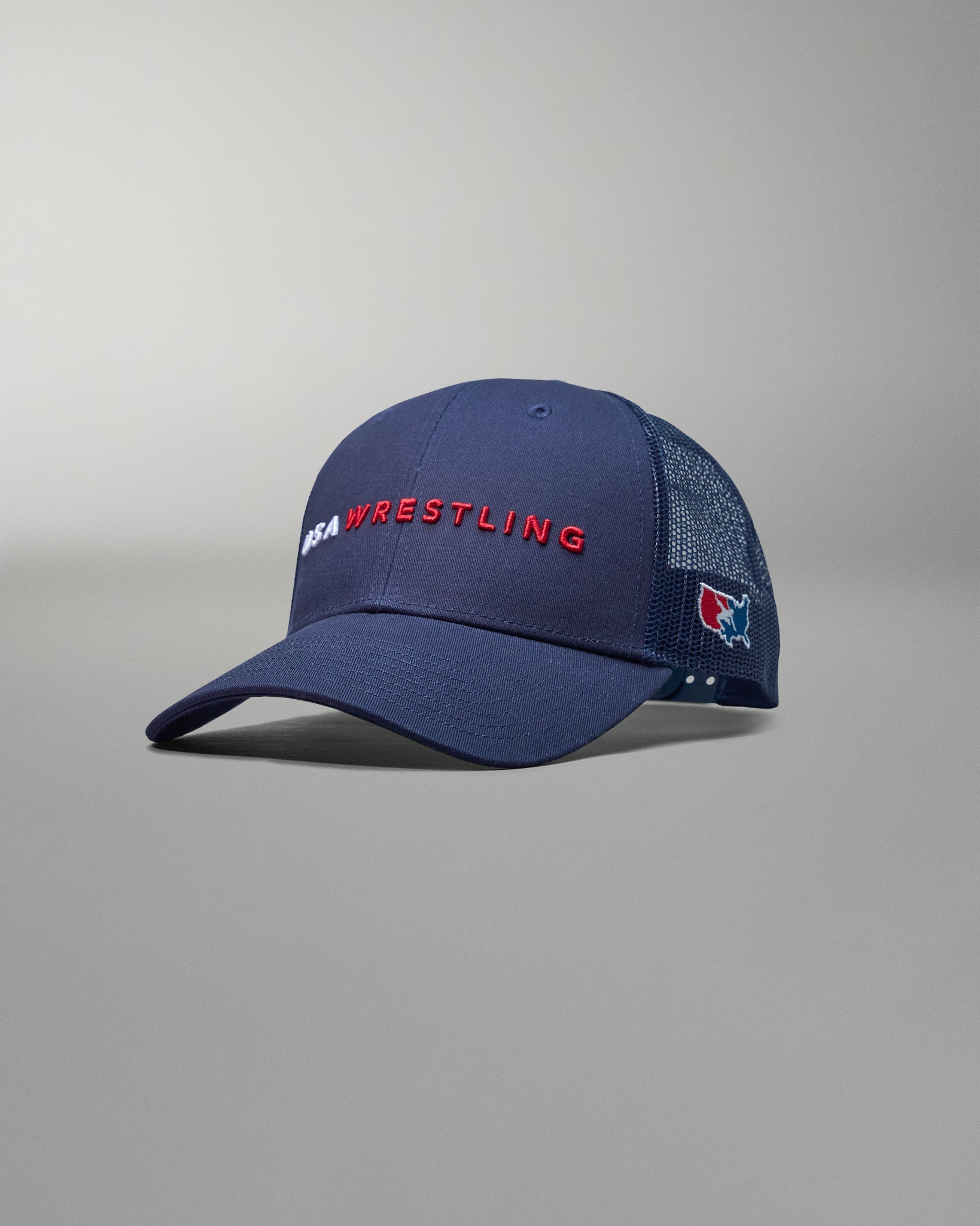 RUDIS USA Wrestling Wordmark Bridge Trucker Hat
