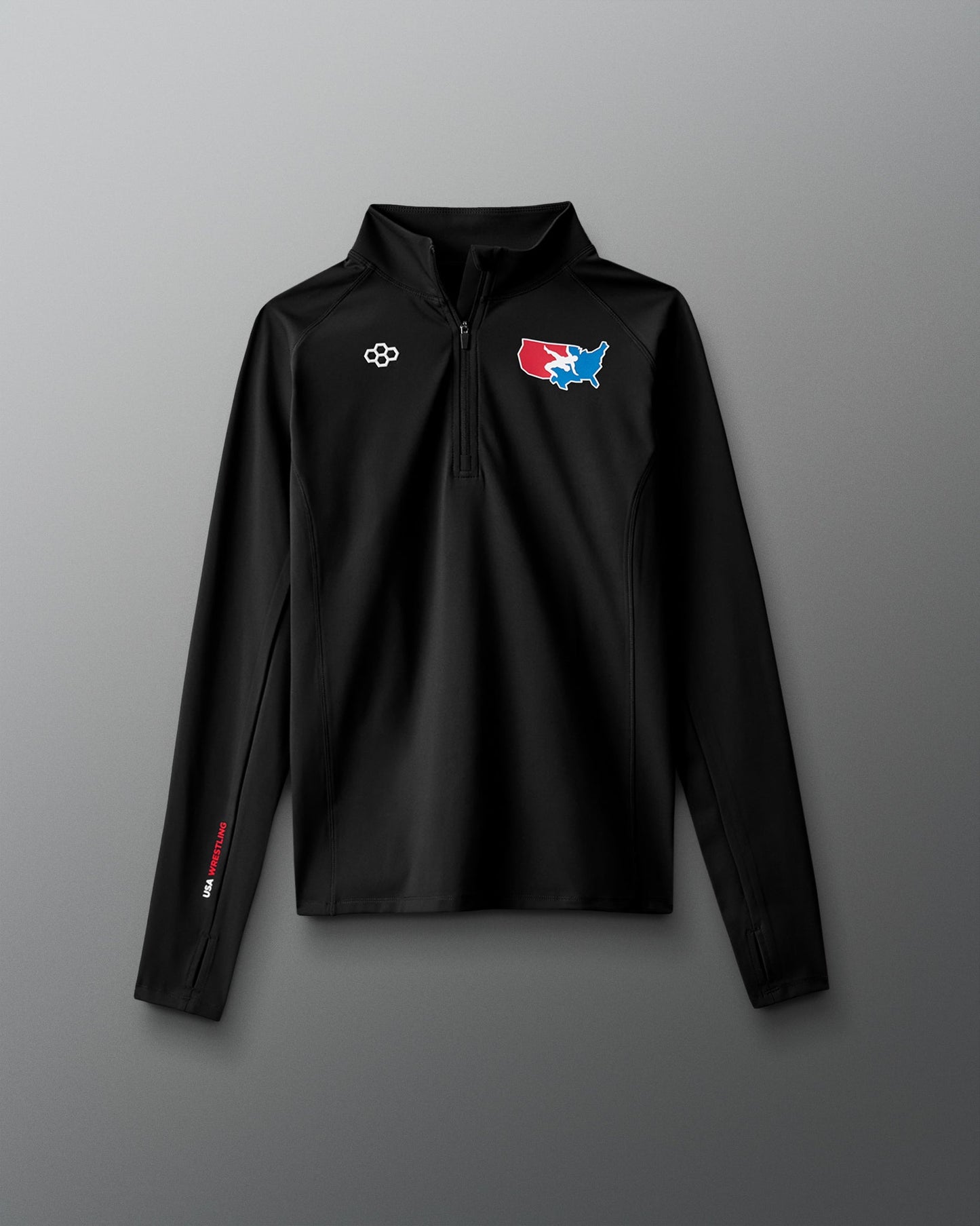 RUDIS USA Wrestling Map Logo Women's Victory 1/4 Zip