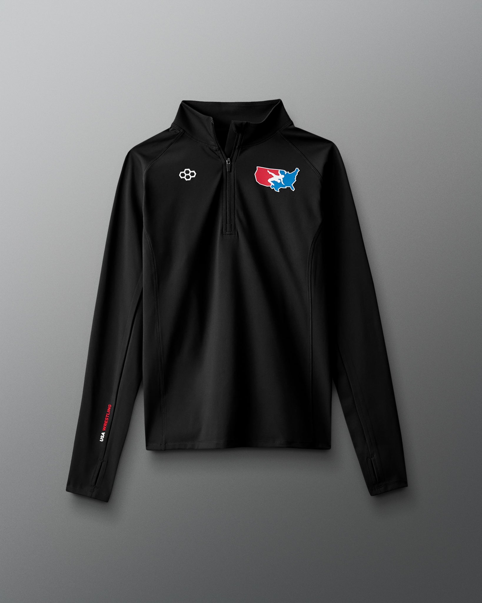 RUDIS USA Wrestling Map Logo Women's Victory 1/4 Zip