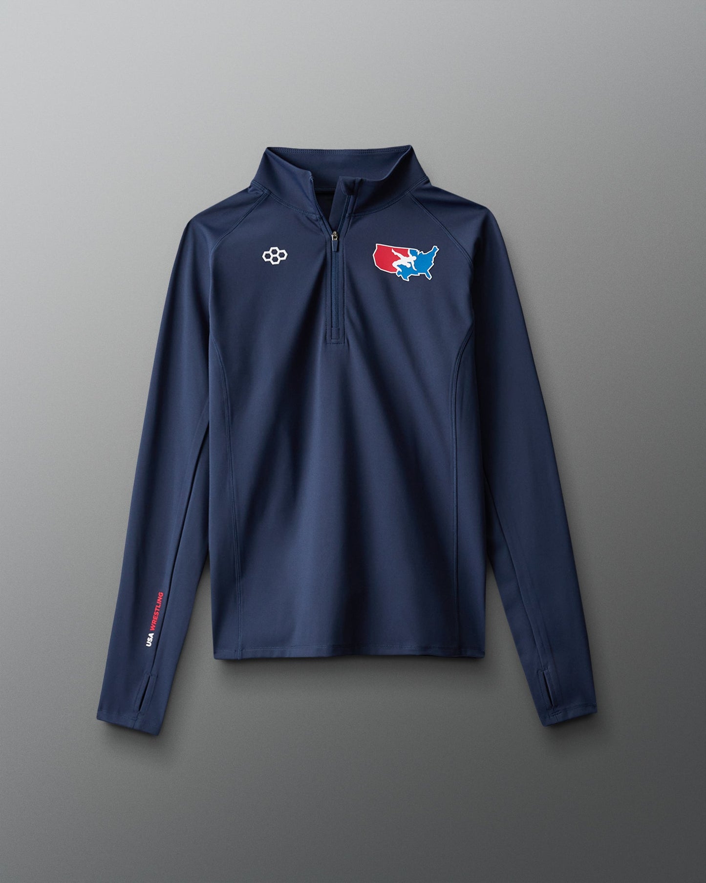 RUDIS USA Wrestling Map Logo Women's Victory 1/4 Zip