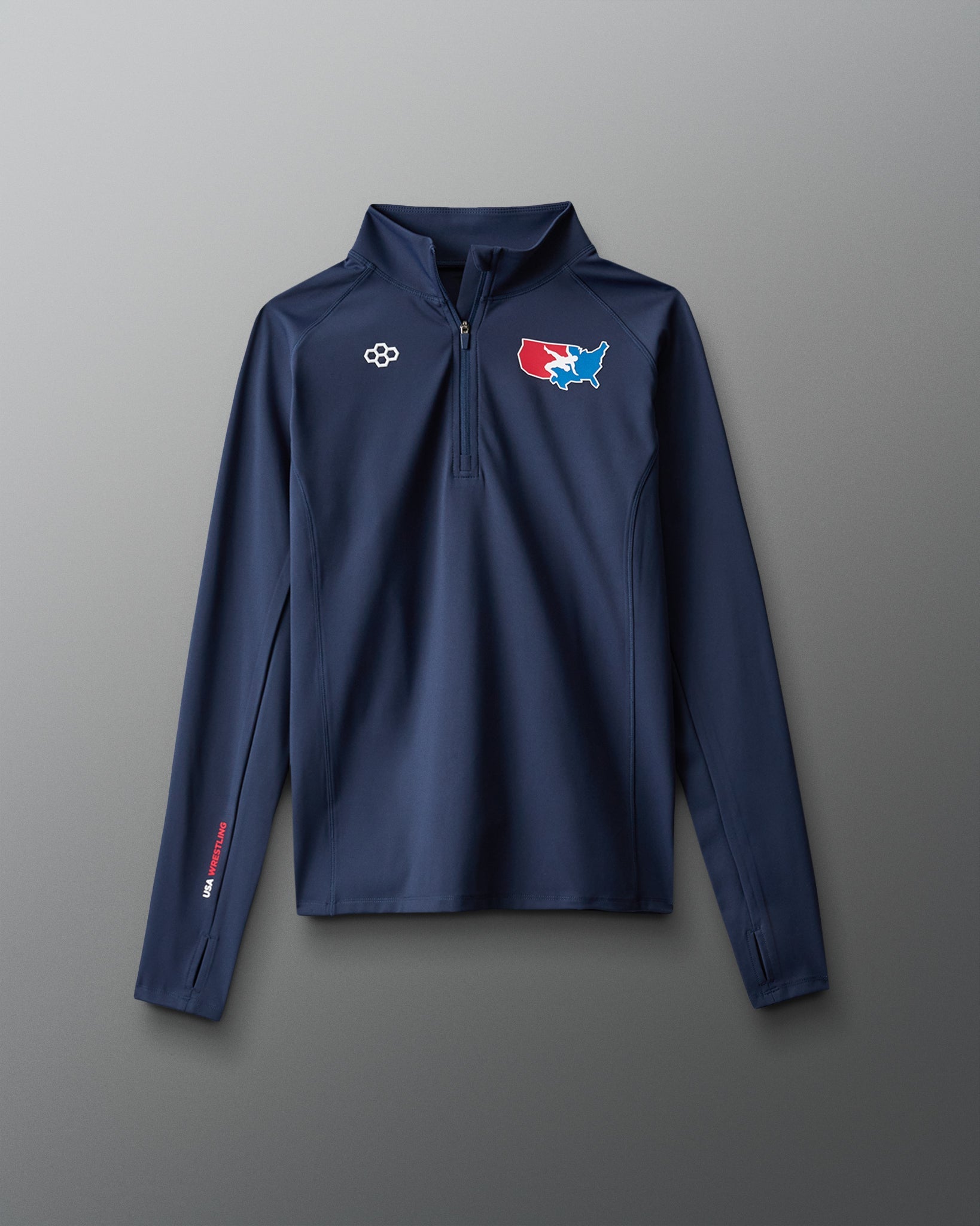 RUDIS USA Wrestling Map Logo Women's Victory 1/4 Zip