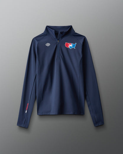 RUDIS USA Wrestling Map Logo Women's Victory 1/4 Zip