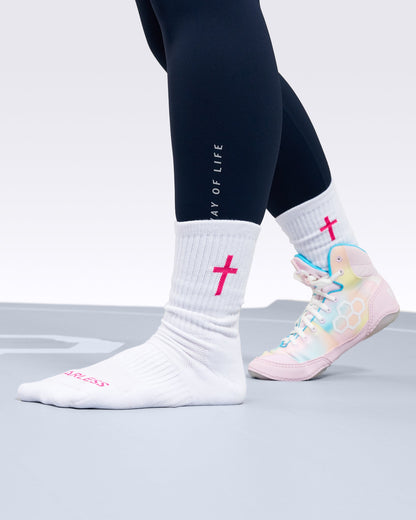 RUDIS RUDIS Fearless Faith Cushion Crew Socks (2 Pack)