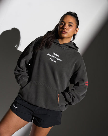 RUDIS IRON SHARPENS IRON Heavyweight Hoodie
