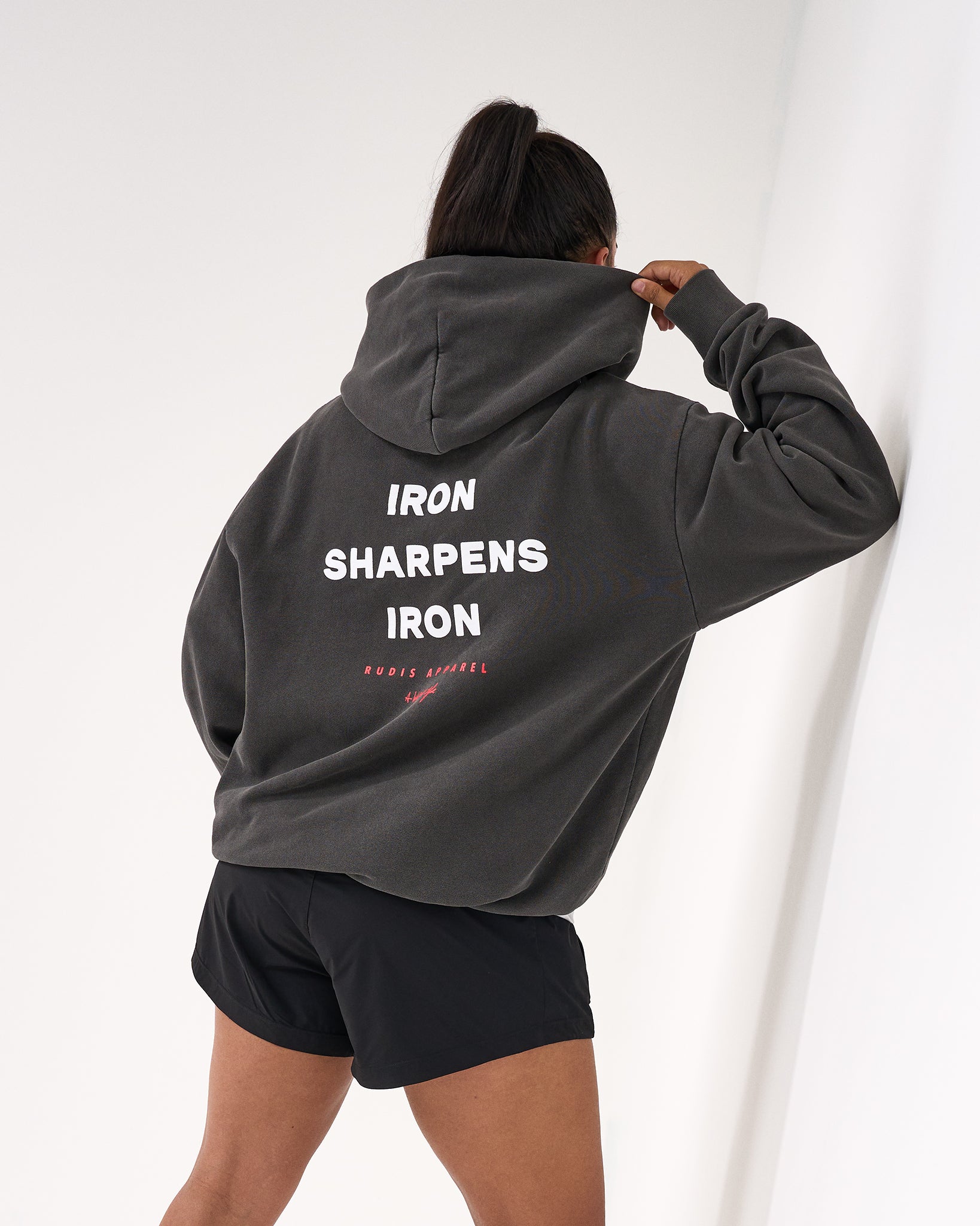RUDIS IRON SHARPENS IRON Heavyweight Hoodie