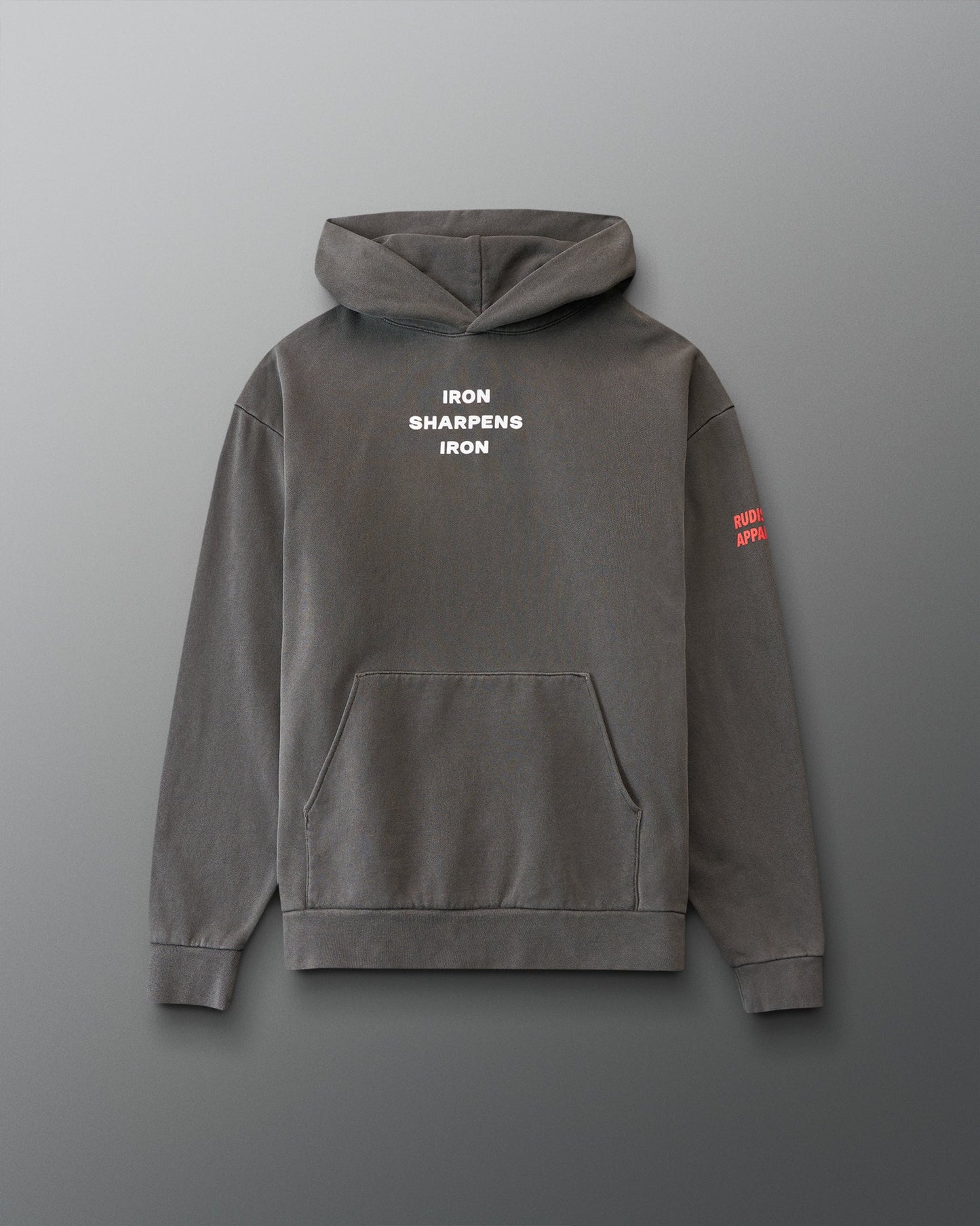 RUDIS IRON SHARPENS IRON Heavyweight Hoodie