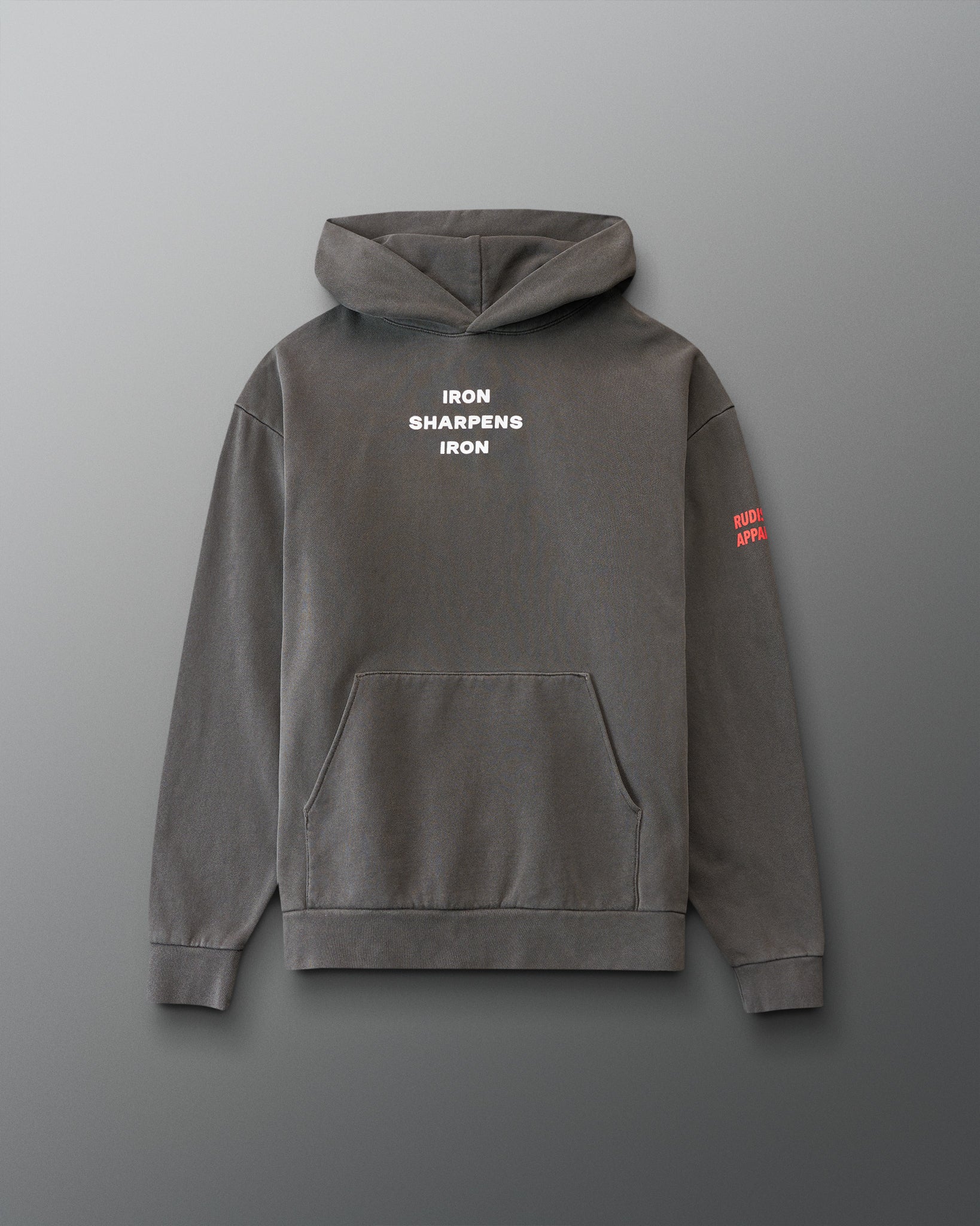 RUDIS IRON SHARPENS IRON Heavyweight Hoodie