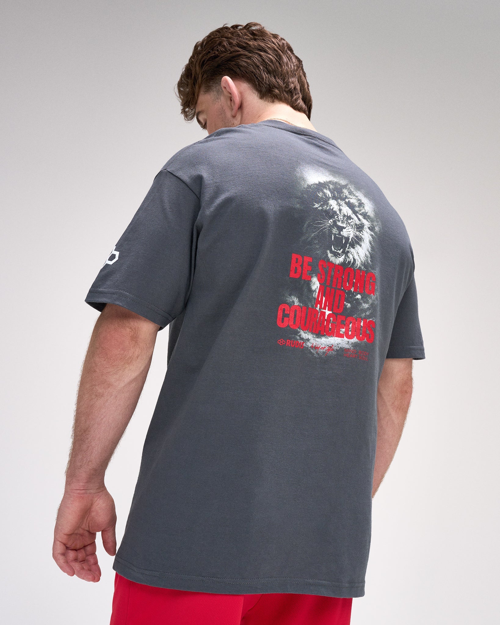 RUDIS Be Strong & Courageous Heavyweight T-Shirt