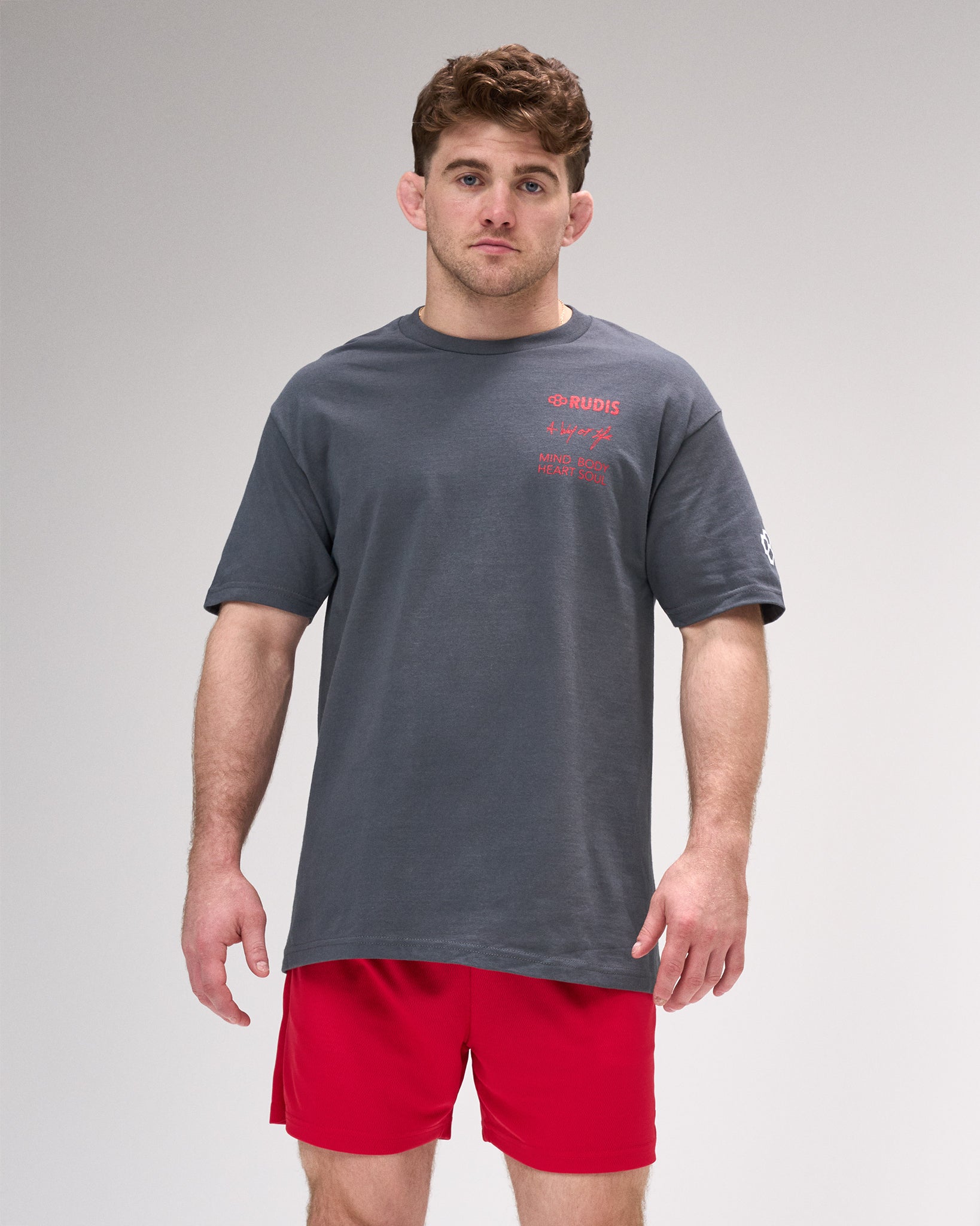 RUDIS Be Strong & Courageous Heavyweight T-Shirt