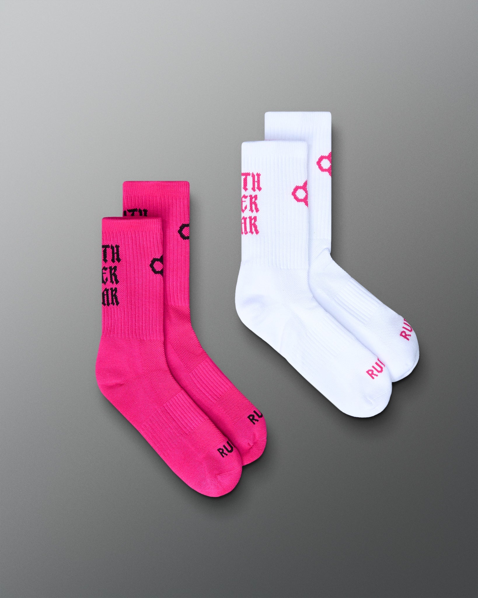 RUDIS Faith Over Fear Essential Knit Socks (2 Pair)