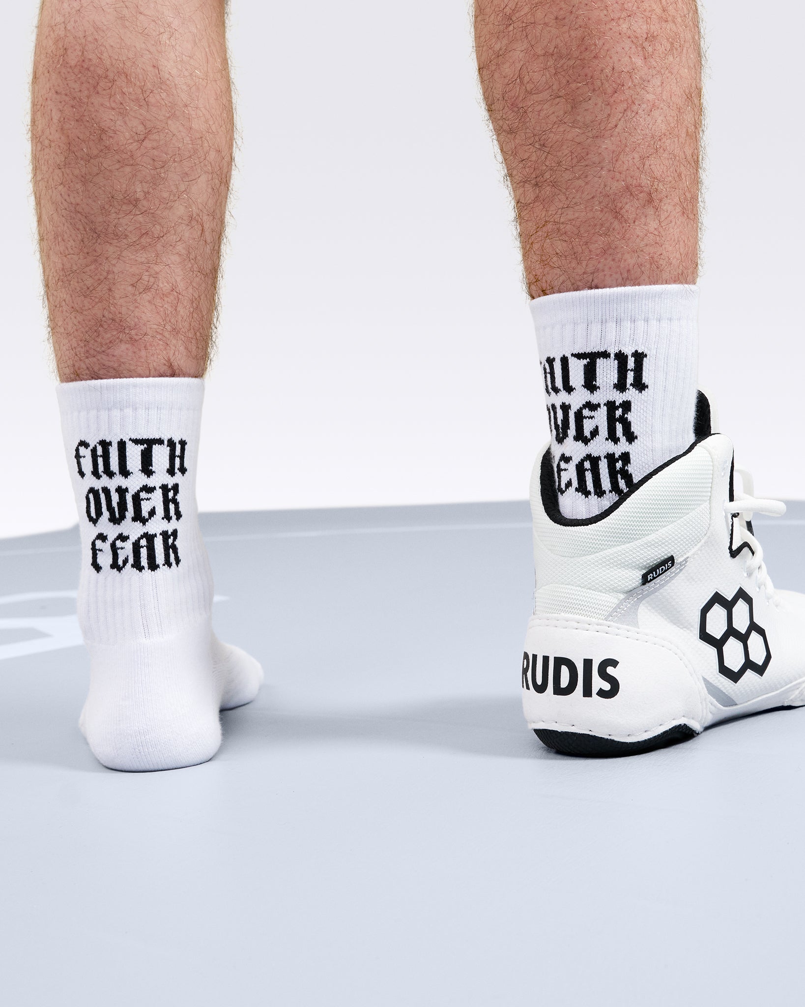 RUDIS Faith Over Fear Essential Knit Socks (2 Pair)