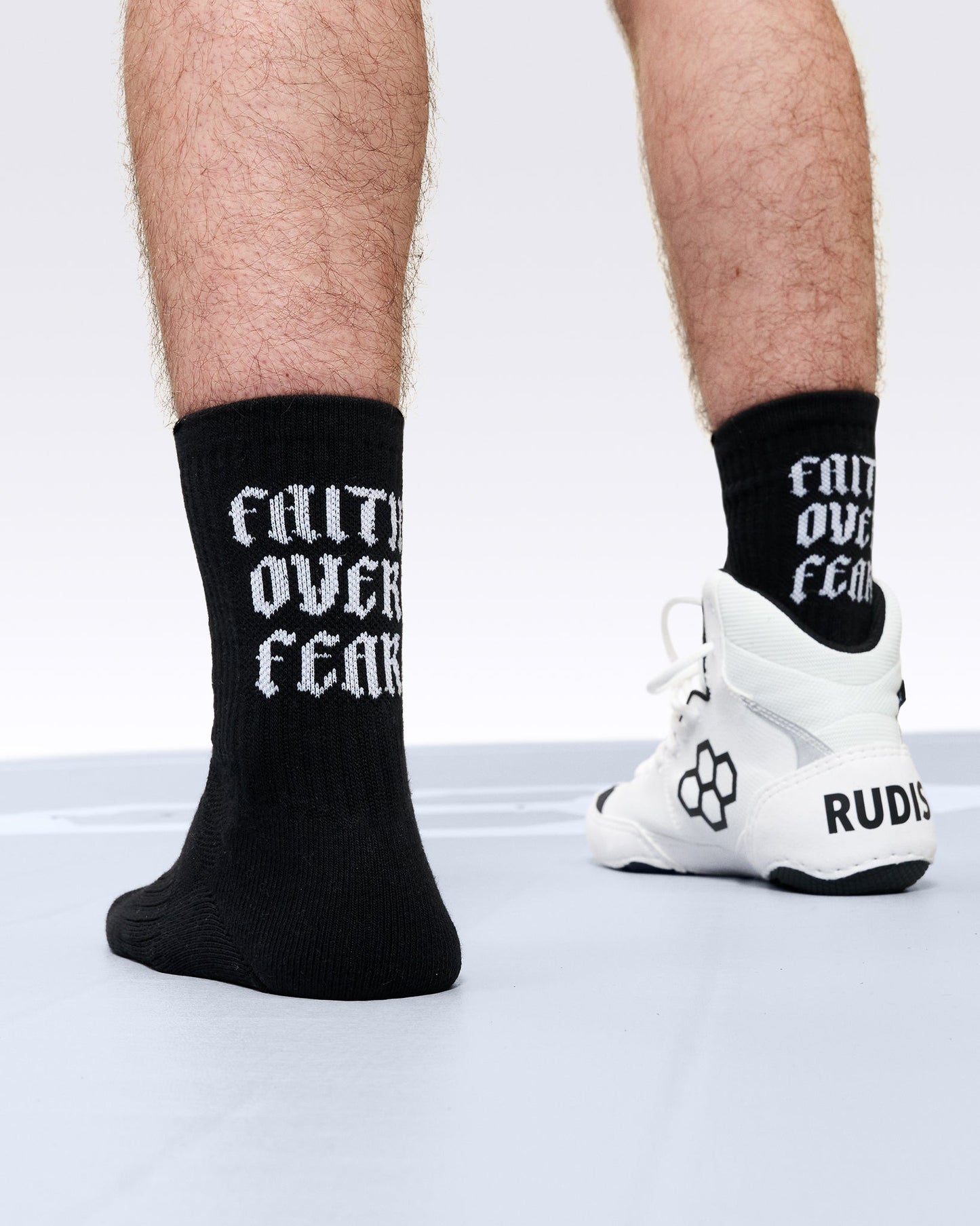 RUDIS Faith Over Fear Essential Knit Socks (2 Pair)