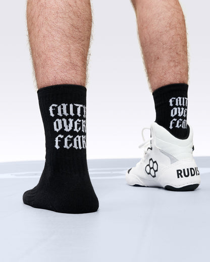 RUDIS Faith Over Fear Essential Knit Socks (2 Pair)