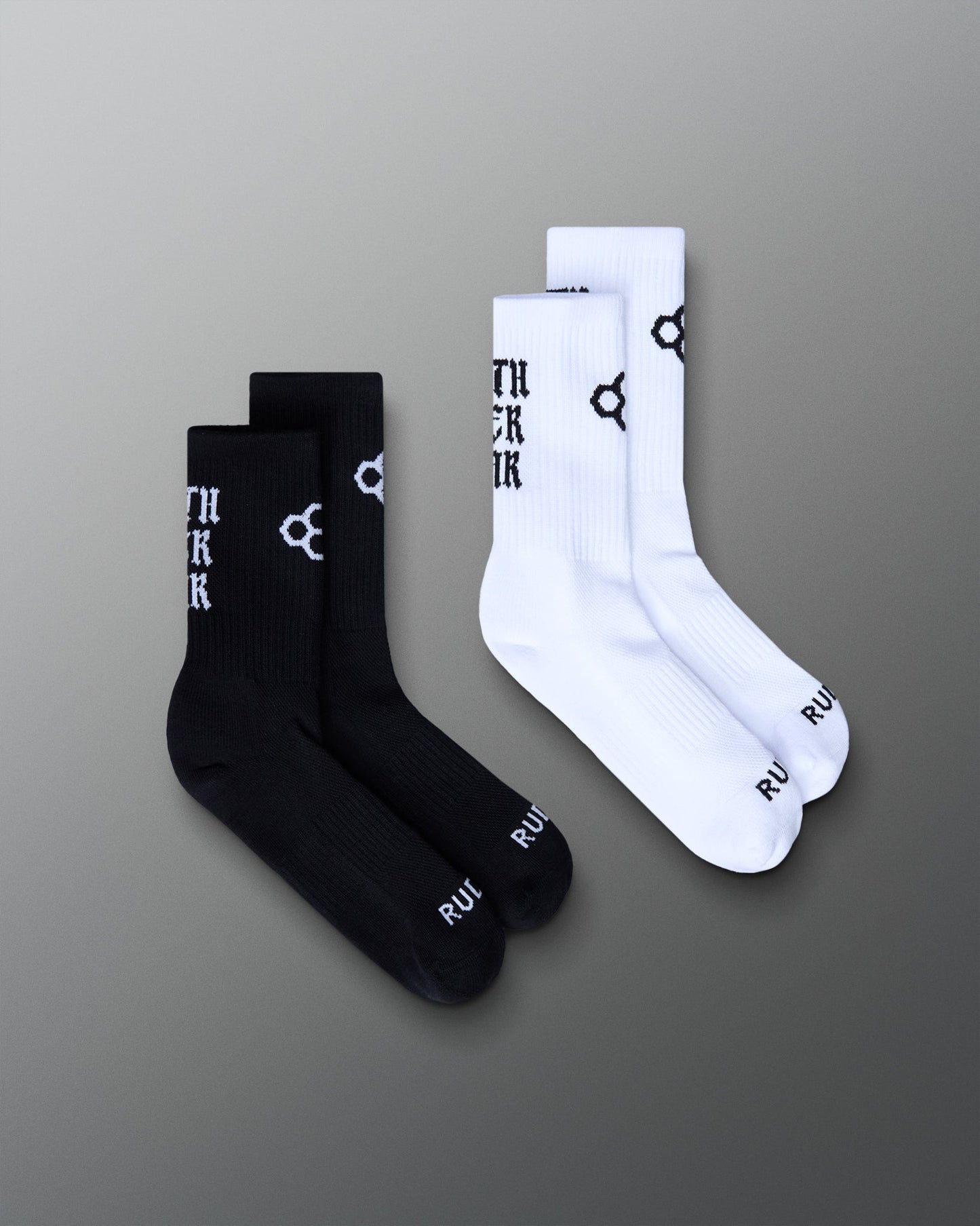 RUDIS Faith Over Fear Essential Knit Socks (2 Pair)