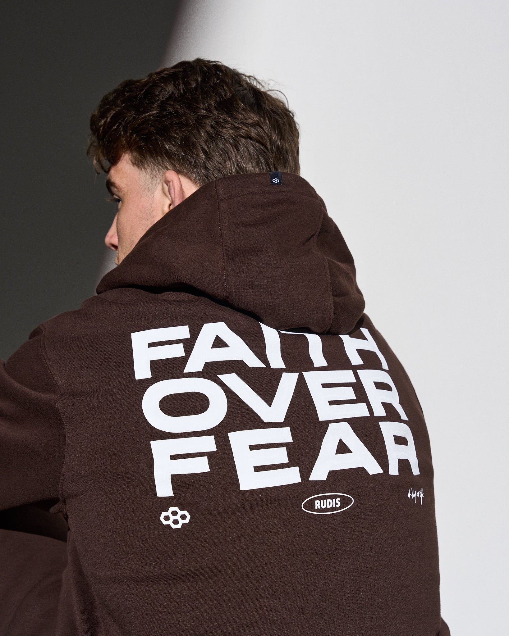 RUDIS RUDIS Faith Over Fear Comfort Fleece Full Zip