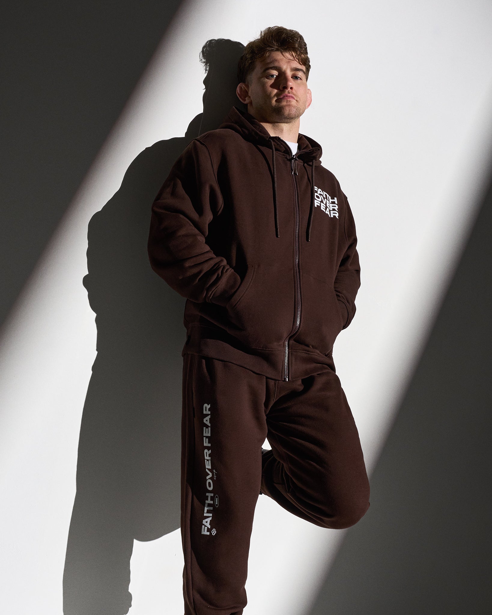 RUDIS RUDIS Faith Over Fear Comfort Fleece Full Zip