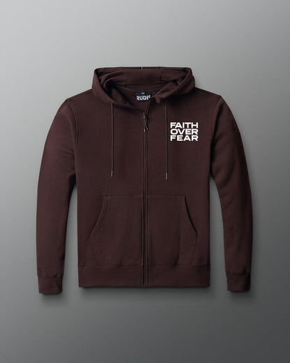 RUDIS RUDIS Faith Over Fear Comfort Fleece Full Zip