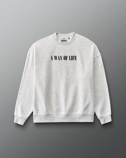 RUDIS God is Within Her Relaxed Comfort Fleece Crewneck