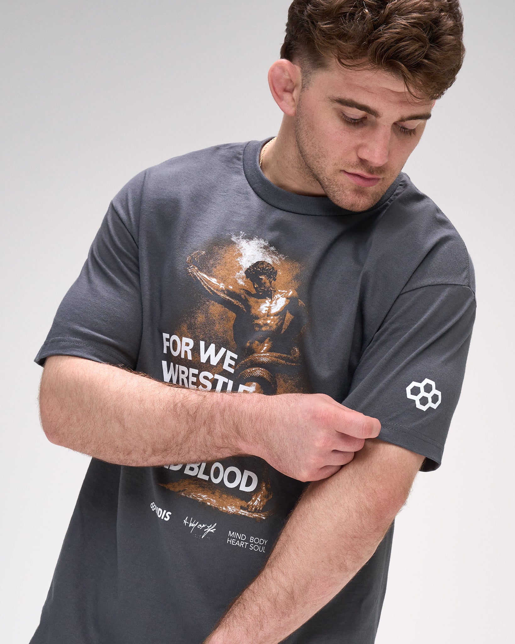 RUDIS FOR WE WRESTLE Heavyweight T-Shirt