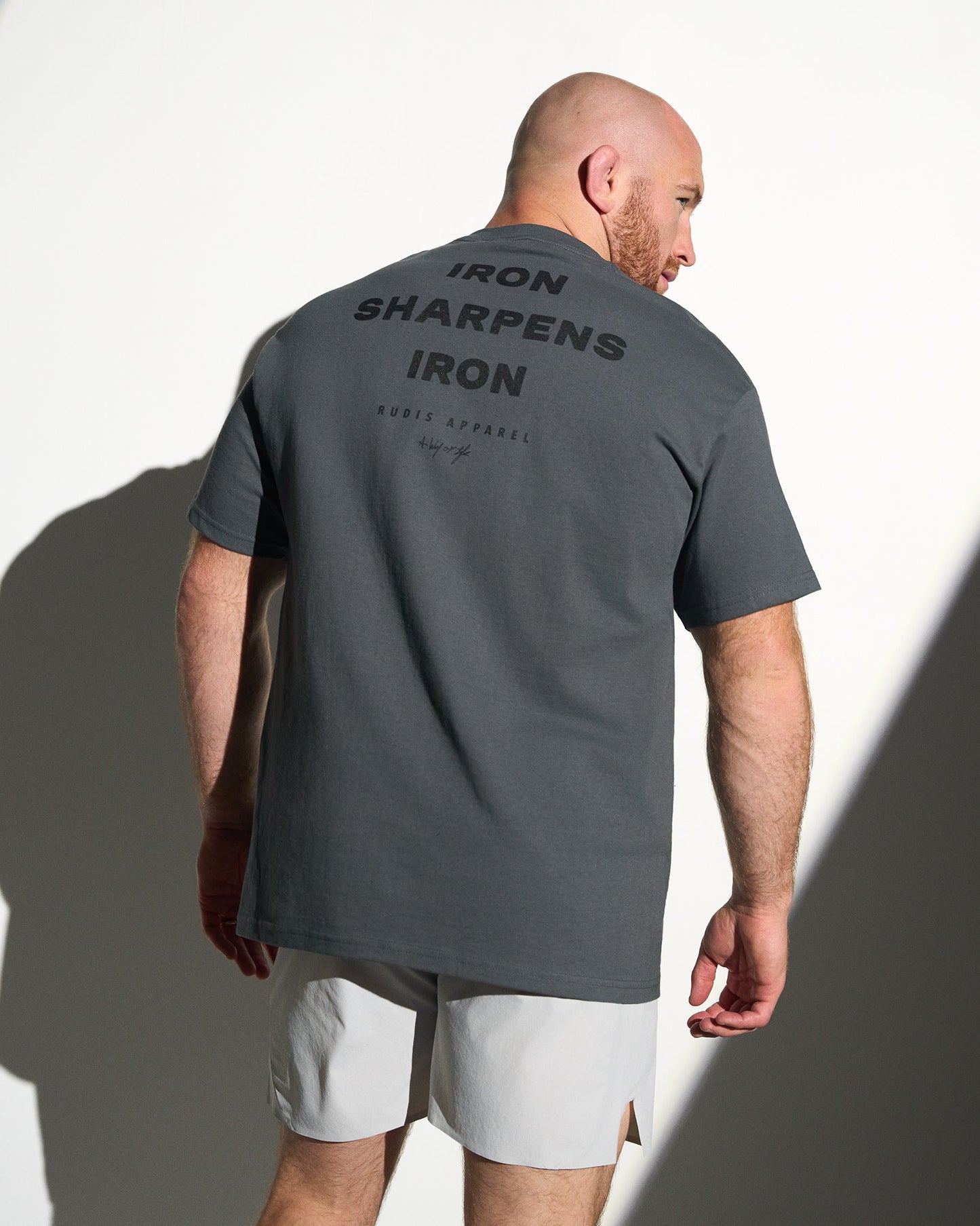 RUDIS IRON SHARPENS IRON Heavyweight T-Shirt