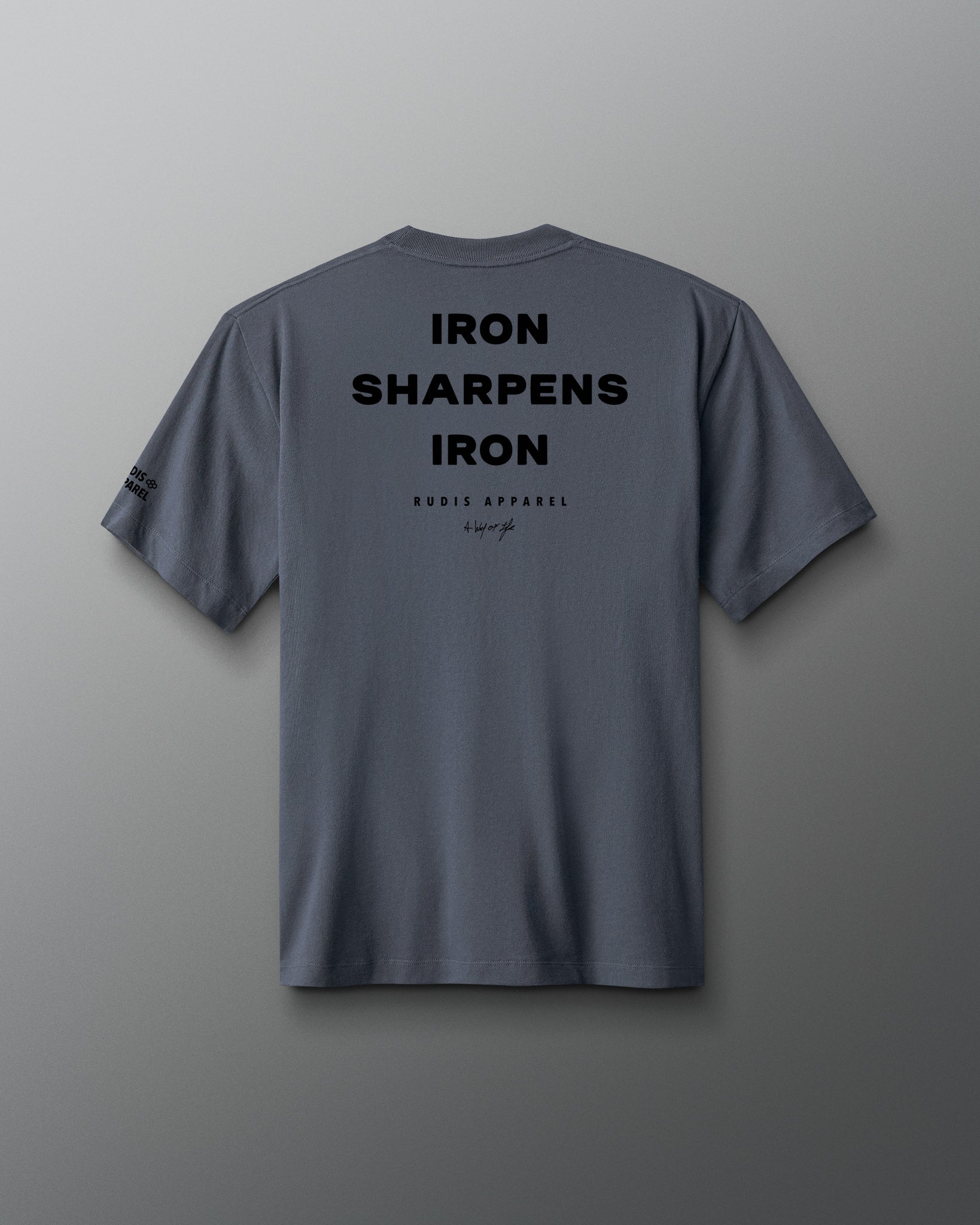 RUDIS IRON SHARPENS IRON Heavyweight T-Shirt