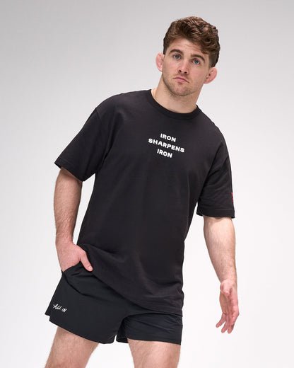 RUDIS IRON SHARPENS IRON Heavyweight T-Shirt