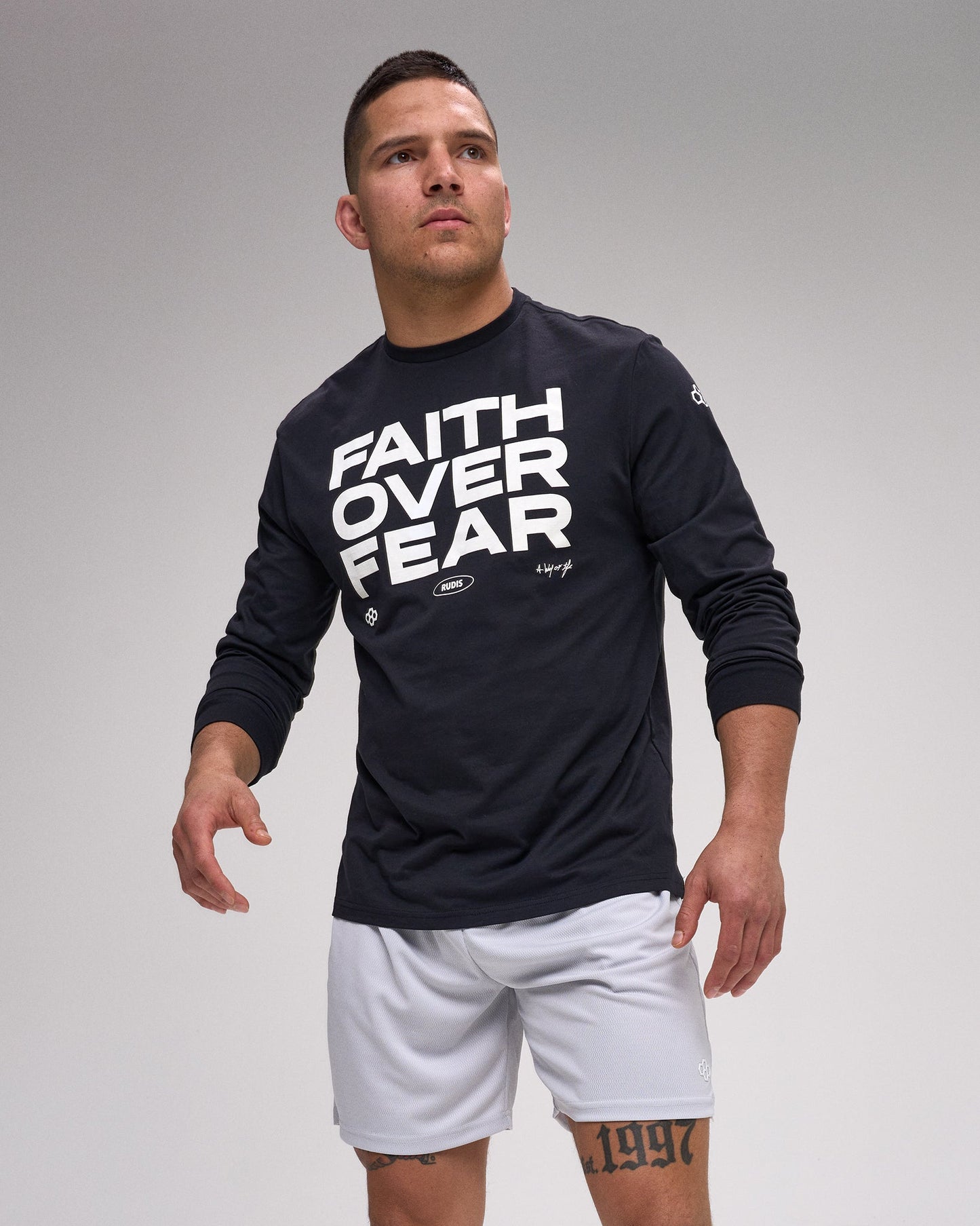 RUDIS RUDIS Faith Over Fear Elite Super Soft Long Sleeve
