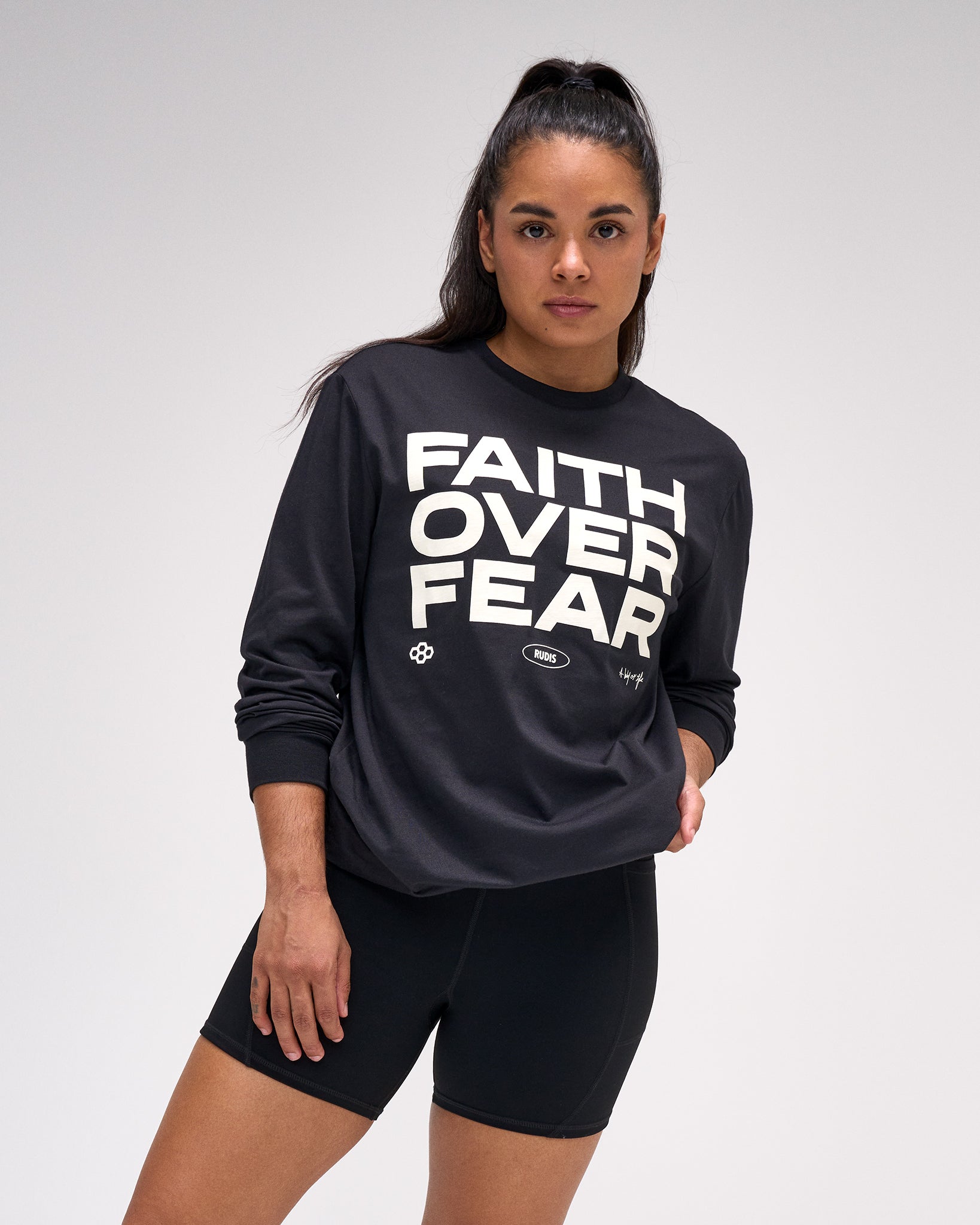 RUDIS RUDIS Faith Over Fear Elite Super Soft Long Sleeve