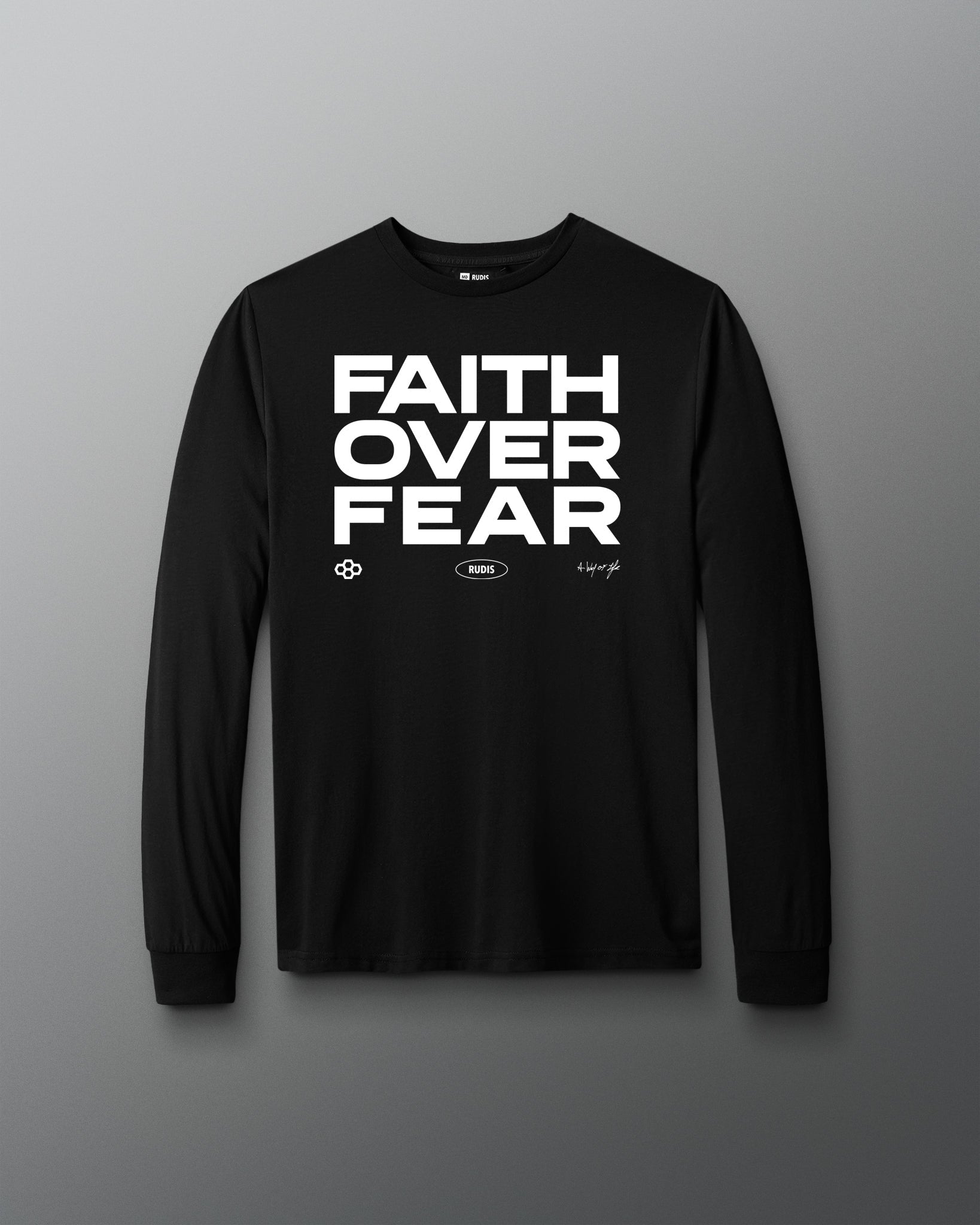 RUDIS RUDIS Faith Over Fear Elite Super Soft Long Sleeve