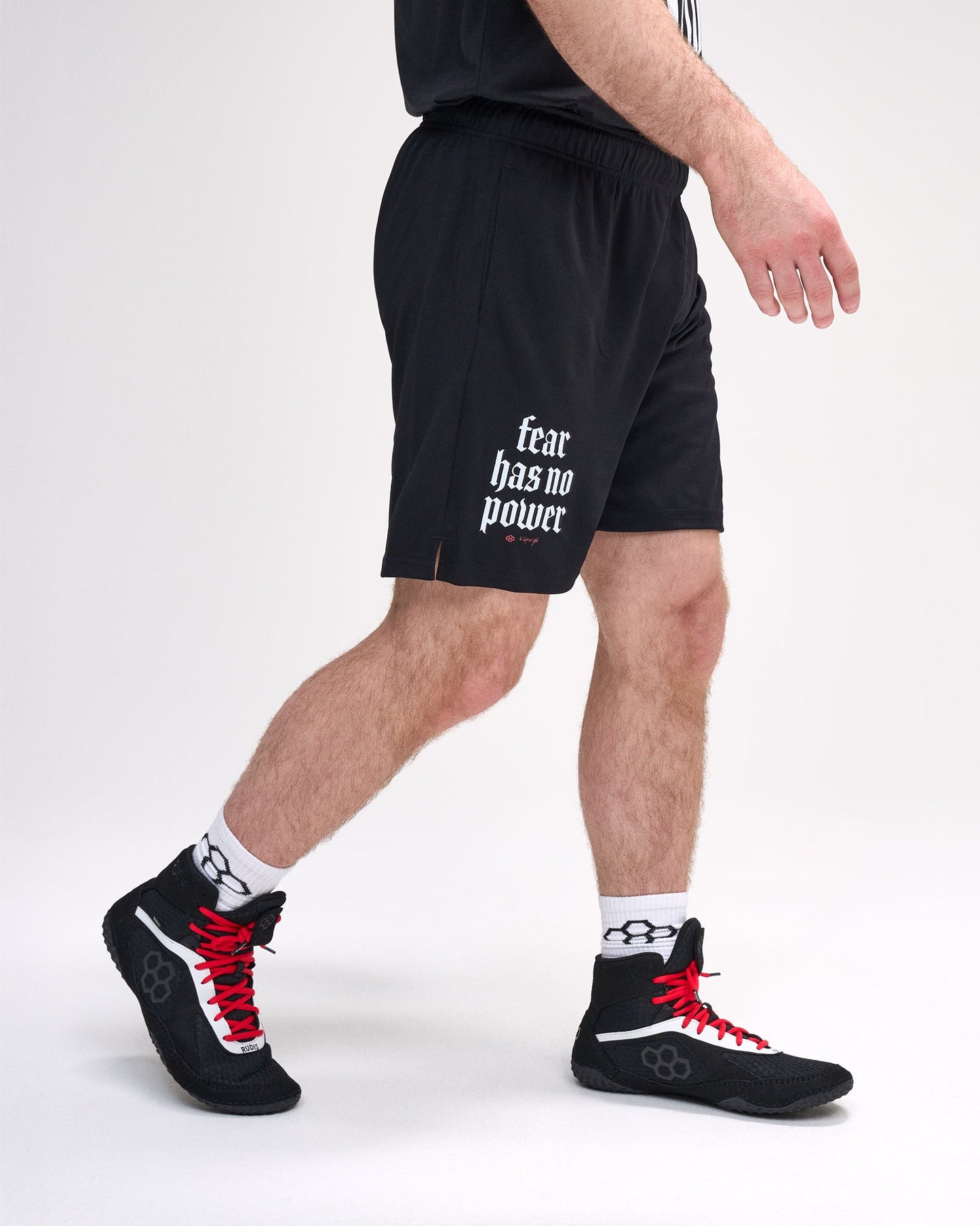 RUDIS Fear Has No Power 6" 2.0 Mesh Shorts