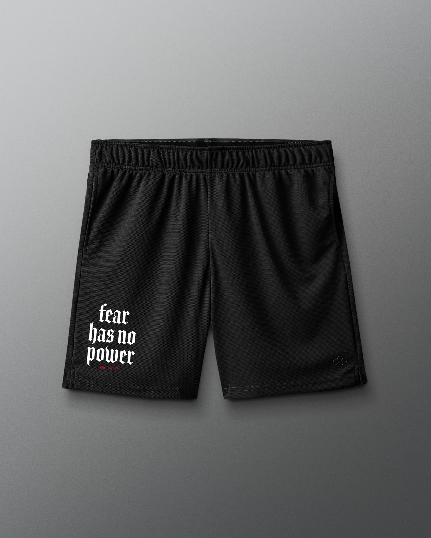 RUDIS Fear Has No Power 6" 2.0 Mesh Shorts