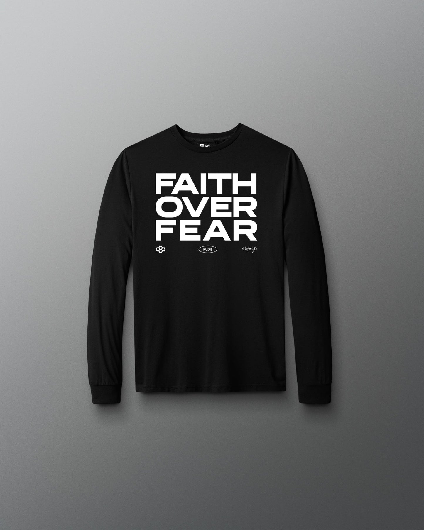 RUDIS RUDIS Faith Over Fear Youth Elite Super Soft Long Sleeve