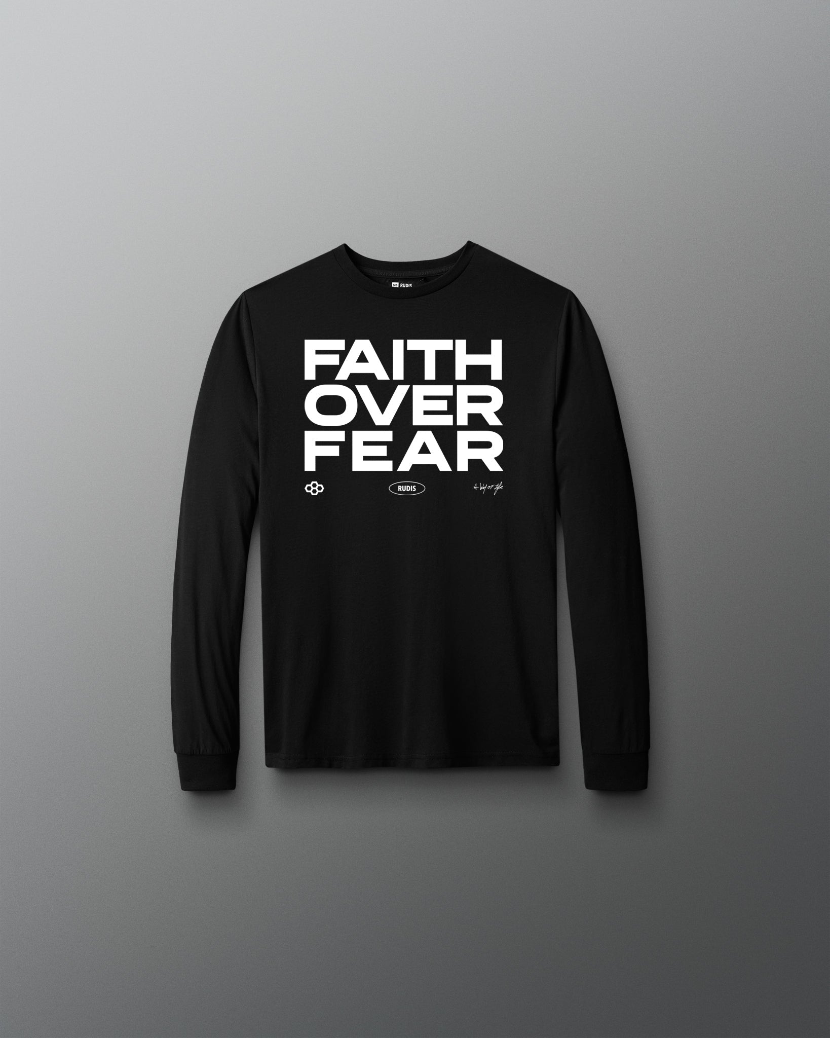 RUDIS RUDIS Faith Over Fear Youth Elite Super Soft Long Sleeve