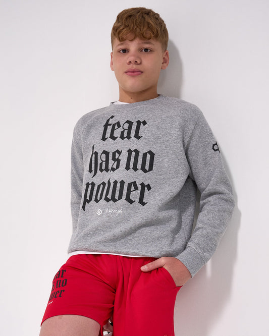 RUDIS Fear Has No Power Youth Tradition Crewneck