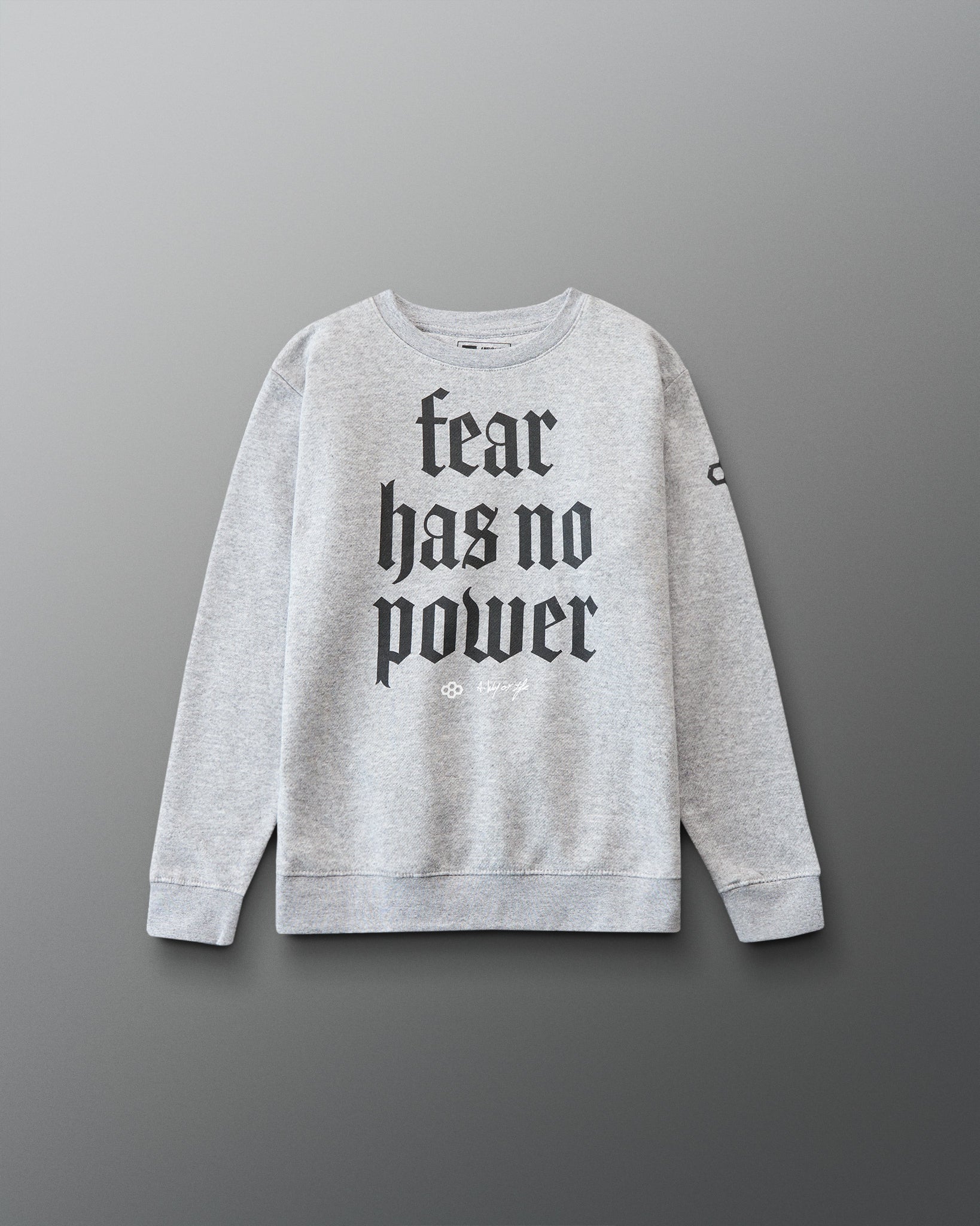 RUDIS Fear Has No Power Youth Tradition Crewneck