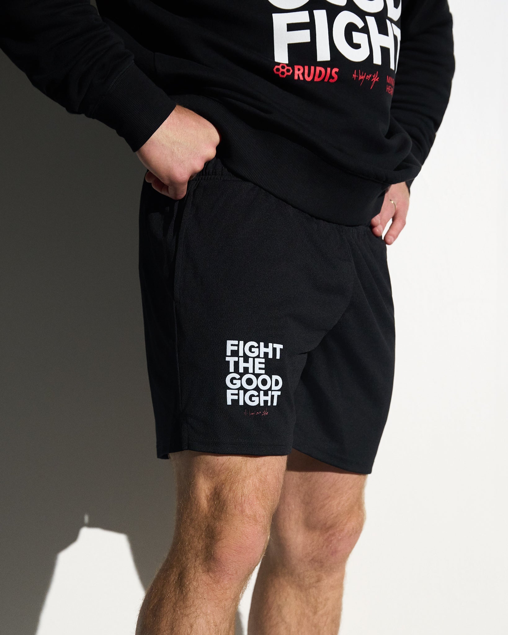 RUDIS Fight the Good Fight 6" 2.0 Mesh Shorts