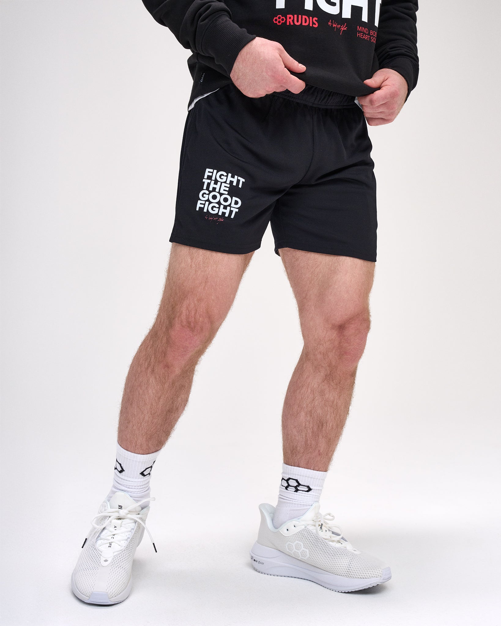 RUDIS Fight the Good Fight 6" 2.0 Mesh Shorts