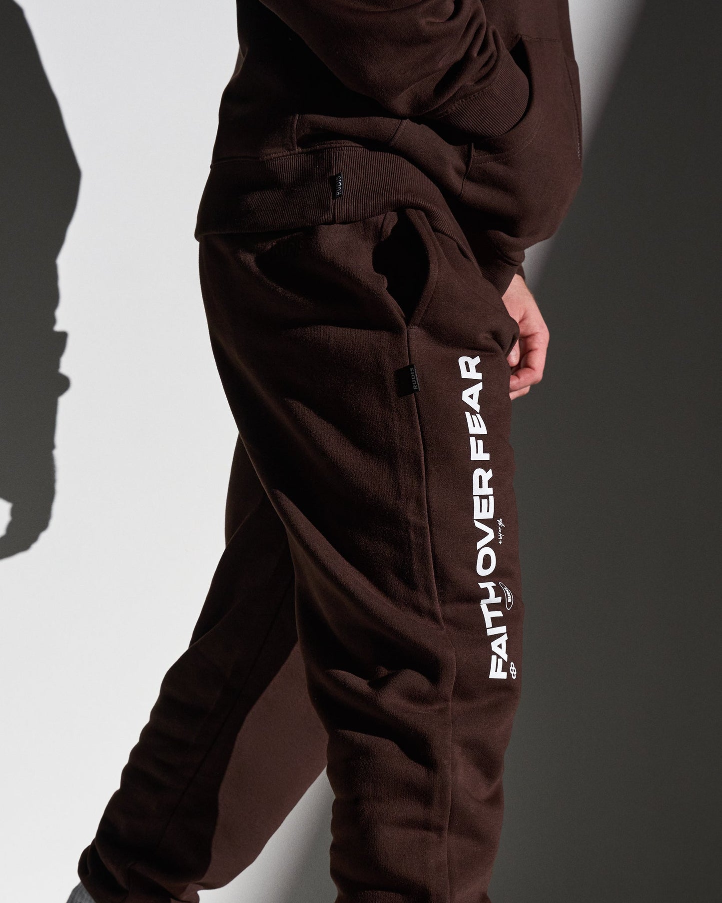 RUDIS RUDIS Faith Over Fear Comfort Fleece Sweatpants