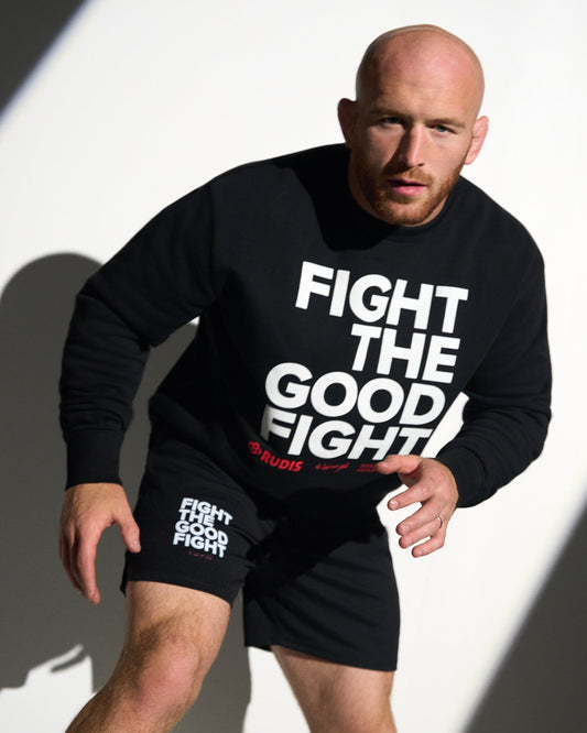 RUDIS Fight the Good Fight Comfort Fleece Crewneck