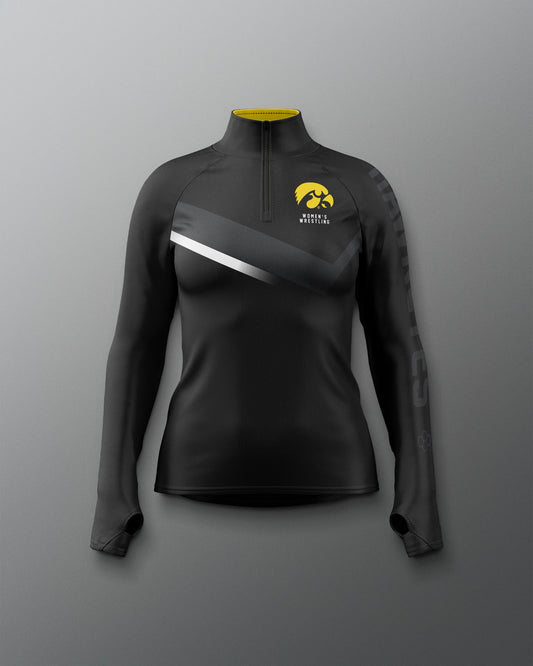 RUDIS Iowa Wrestling Sublimated Women's Elite 1/4 Zip