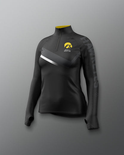RUDIS Iowa Wrestling Sublimated Women's Elite 1/4 Zip
