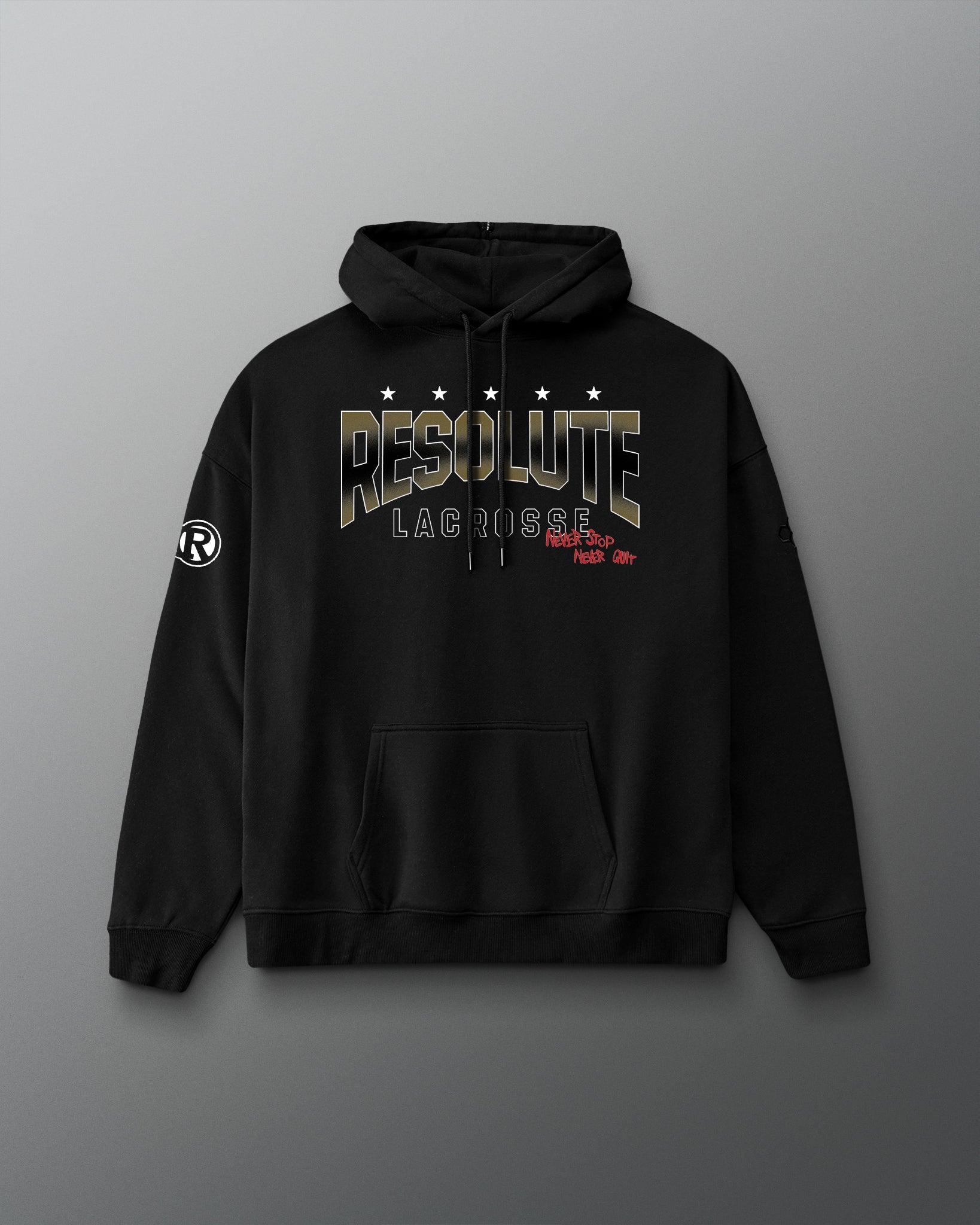 RUDIS Resolute Lacrosse Relaxed Comfort Fleece Hoodie