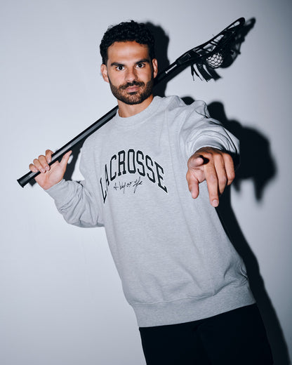 RUDIS Motto Lacrosse Titan Heavyweight Crewneck