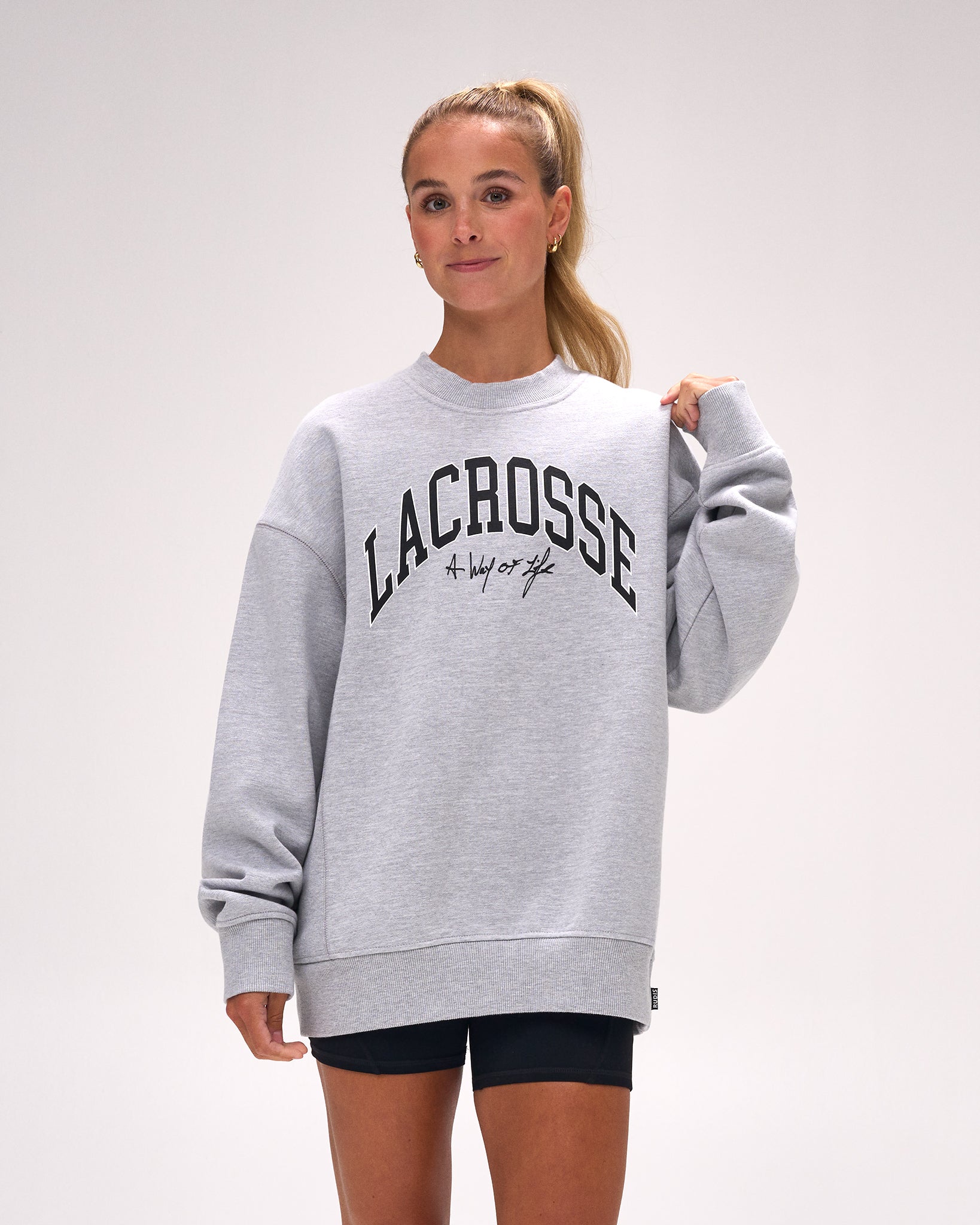 RUDIS Motto Lacrosse Titan Heavyweight Crewneck