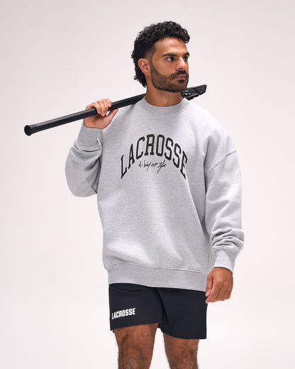 RUDIS Motto Lacrosse Titan Heavyweight Crewneck